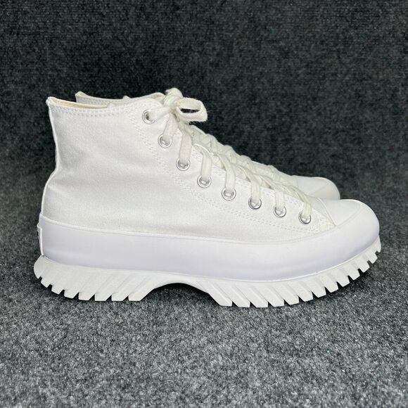 Converse Chuck Taylor All Star Lugged 2.0 Platform Shoes Women's Size 10.5 White - Picture 1 of 13